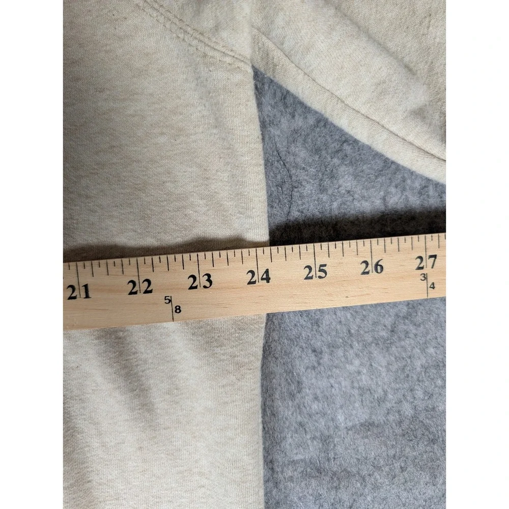 The North Face Mens Half Dome Pullover Hoodie‎ Oatmeal Heather Tan Logo XL